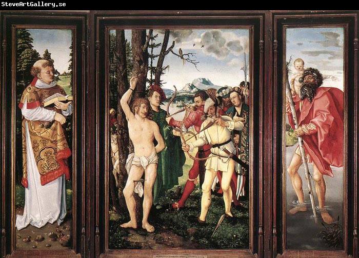 Hans Baldung Grien St Sebastian Altarpiece